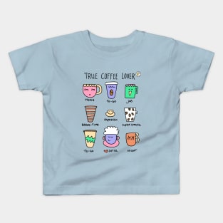 True coffee lover Kids T-Shirt